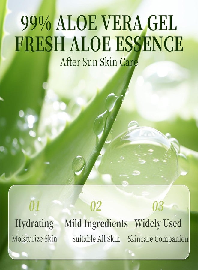 KONEUK 30 Pack Aloe Vera Gel for Face, Hair, Skin, Sunburn Relief, 99% Pure Aloe Vera Gel for After Sun Skin Care Relief, Bulk Aloe Gel Travel Size for All Skin Types - Image 3
